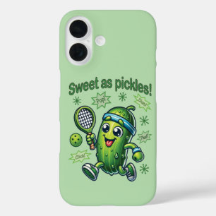 Funny Niedlich Sweet as Pickles Pickleball iPhone 16 Hülle