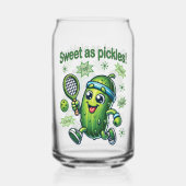 Funny Niedlich Sweet as Pickles Pickleball Dosenglas (Rückseite)