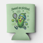 Funny Niedlich Sweet as Pickles Pickleball Dosenkühler (Rückseite)