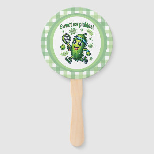 Funny Niedlich Sweet as Pickles Pickleball Fächer