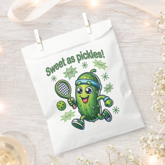 Funny Niedlich Sweet as Pickles Pickleball Geschenktütchen (Ausgeschnitten)