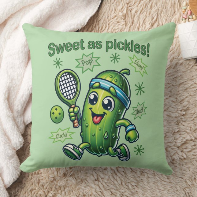 Funny Niedlich Sweet as Pickles Pickleball Kissen (Decke)