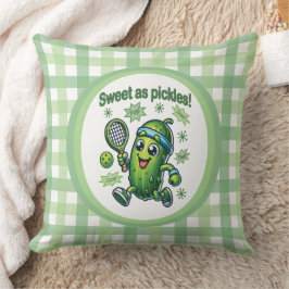 Funny Niedlich Sweet as Pickles Pickleball Kissen