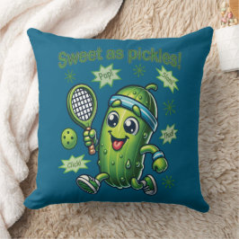 Funny Niedlich Sweet as Pickles Pickleball Kissen