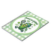 Funny Niedlich Sweet as Pickles Pickleball Notizblock (Linke Seite)