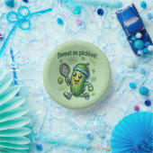 Funny Niedlich Sweet as Pickles Pickleball Pappteller (Party)