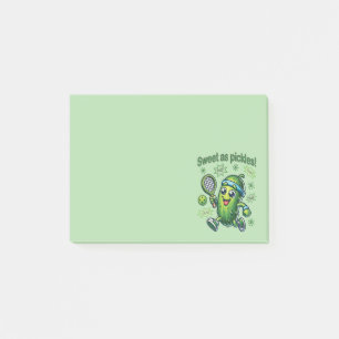 Funny Niedlich Sweet as Pickles Pickleball Post-it Klebezettel