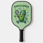 Funny Niedlich Sweet as Pickles Pickleball Schläger (Rückseite)
