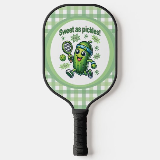 Funny Niedlich Sweet as Pickles Pickleball Schläger (Vorderseite)