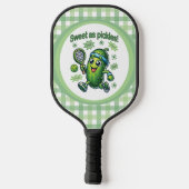 Funny Niedlich Sweet as Pickles Pickleball Schläger (Rückseite)