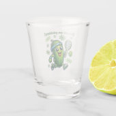 Funny Niedlich Sweet as Pickles Pickleball Schnapsglas (Rückseite)