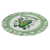 Funny Niedlich Sweet as Pickles Pickleball Schneidebrett (Ecke)