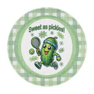 Funny Niedlich Sweet as Pickles Pickleball Schneidebrett