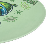 Funny Niedlich Sweet as Pickles Pickleball Schneidebrett (Ecke)