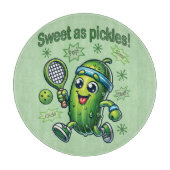 Funny Niedlich Sweet as Pickles Pickleball Schneidebrett (Vorderseite)