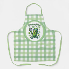 Funny Niedlich Sweet as Pickles Pickleball Schürze