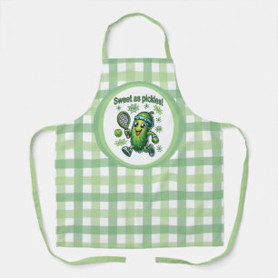Funny Niedlich Sweet as Pickles Pickleball Schürze