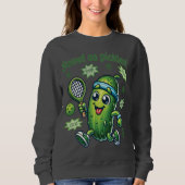 Funny Niedlich Sweet as Pickles Pickleball Sweatshirt (Vorderseite)