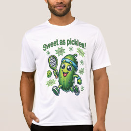 Funny Niedlich Sweet as Pickles Pickleball T-Shirt