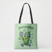 Funny Niedlich Sweet as Pickles Pickleball Tasche (Vorderseite)