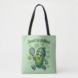 Funny Niedlich Sweet as Pickles Pickleball Tasche