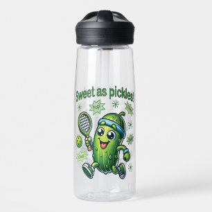 Funny Niedlich Sweet as Pickles Pickleball Trinkflasche