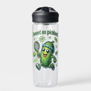 Funny Niedlich Sweet as Pickles Pickleball Trinkflasche