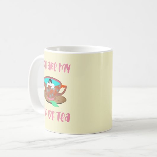 Funny Niedlich Tee Kaffeetasse (Vorderseite Links)
