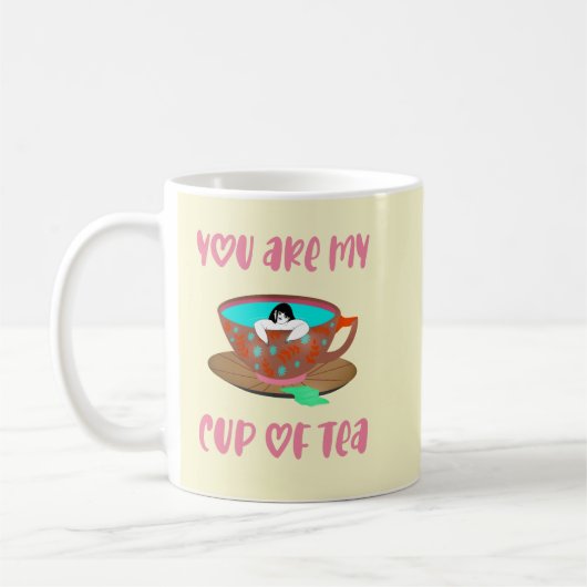 Funny Niedlich Tee Kaffeetasse (Links)