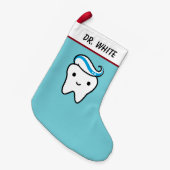 Funny Niedlich Tooth mit Toothpaste Zahnbüro Kleiner Weihnachtsstrumpf (Vorderansicht (hängend))