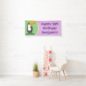Funny niedlich Toucan Vogel Cartoon Banner (Insitu)
