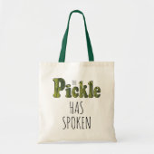 Funny Niedlich Trendy Pickle hat Pickle Lover gesp Tragetasche (Vorne)