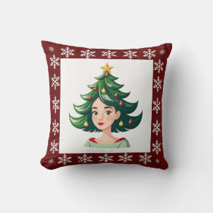 Funny Niedlich Trendy Stilvoll Eleganter Weihnacht Kissen