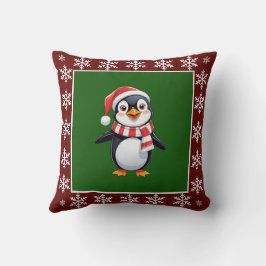 Funny Niedlich Trendy Stilvolle Penguin Frohe Weih Kissen