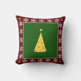 Funny Niedlich Trendy Stylish Cheese Christmas Tre Kissen