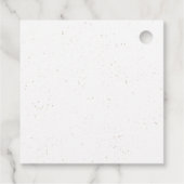 Funny Niedlich Tropical Santa Pool Name Geschenkanhänger (Rückseite)