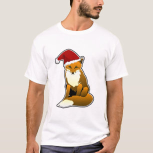 Funny, Niedlich und schön Weihnachten Wolf Cartoon T-Shirt
