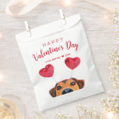 Funny Niedlich Valentine's Day Hunde Heart Headban Geschenktütchen (Ausgeschnitten)