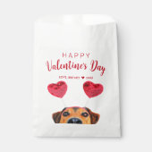 Funny Niedlich Valentine's Day Hunde Heart Headban Geschenktütchen (Vorderseite)