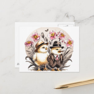 Funny Niedlich Vintag Ostergebäck Postkarte