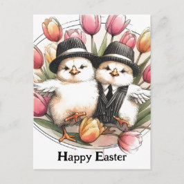 Funny Niedlich Vintag Ostergebäck Postkarte