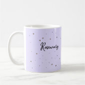 Funny niedlich Virgo Star Schild Zodiac Katze mit Kaffeetasse (Links)