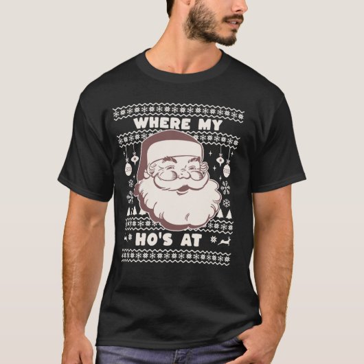 Funny Niedlich Weihnachten Weihnachten Weihnachtsm T-Shirt (Vorderseite)