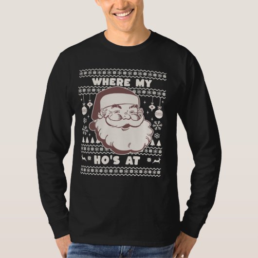 Funny Niedlich Weihnachten Weihnachten Weihnachtsm T-Shirt (Vorderseite)