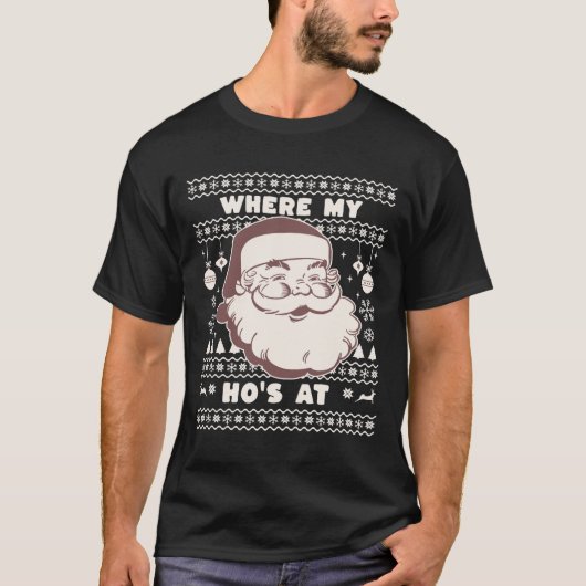 Funny Niedlich Weihnachten Weihnachten Weihnachtsm T-Shirt (Vorderseite)