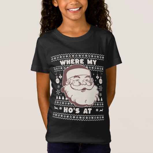 Funny Niedlich Weihnachten Weihnachten Weihnachtsm T-Shirt (Vorderseite)