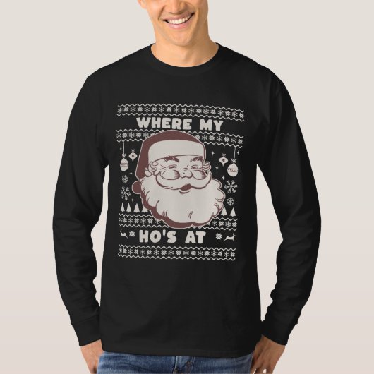 Funny Niedlich Weihnachten Weihnachten Weihnachtsm T-Shirt (Vorderseite)