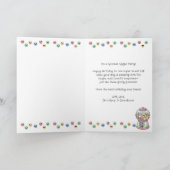 Funny Niedlich Whimsical Gumball, kundenspezifisch Karte (Innenseite)