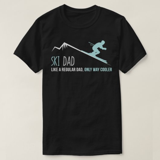 Funny Niedlich Winter Skipass T-Shirt (Design vorne)
