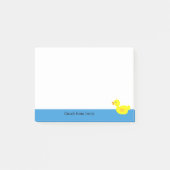 Funny Niedlich Yellow Duck Animal Individuelle Nam Post-it Klebezettel (Vorderseite)